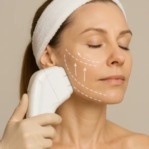 Woman having HI-FU to reduce wrinkles call LA LIPO Coventry Now!