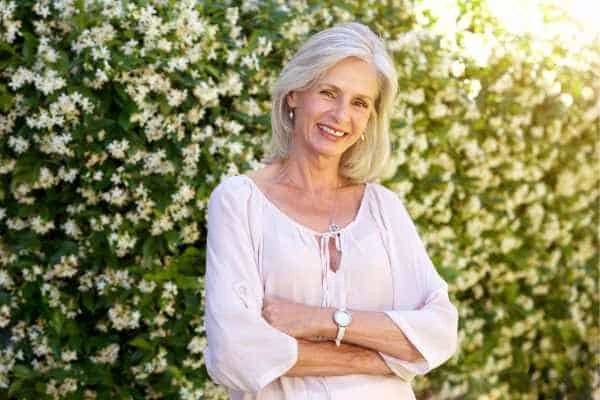 Older woman happy with urinary incontinence treatment Coventry