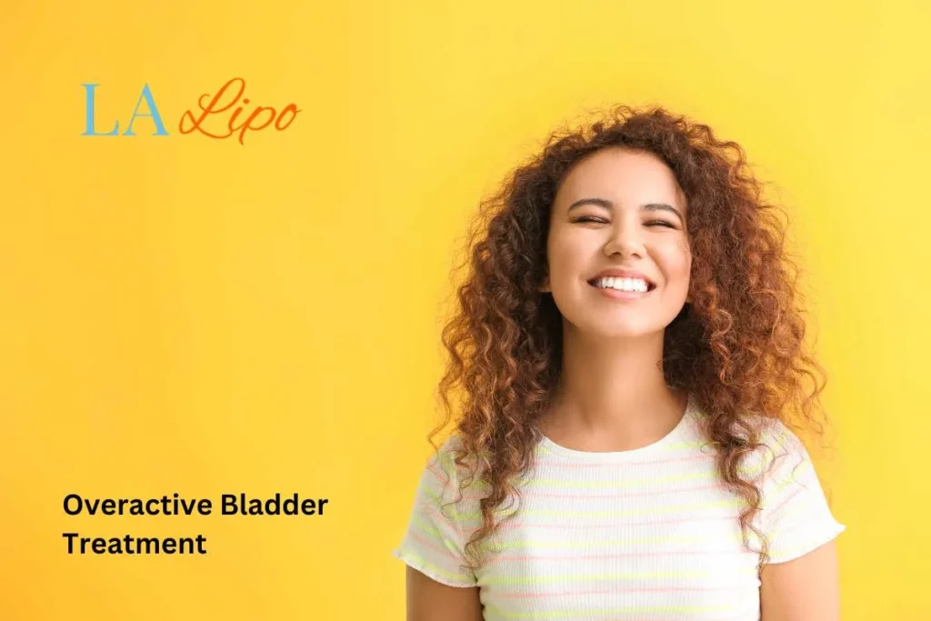 woman smiling about overactive bladder treatment Coventry solutions